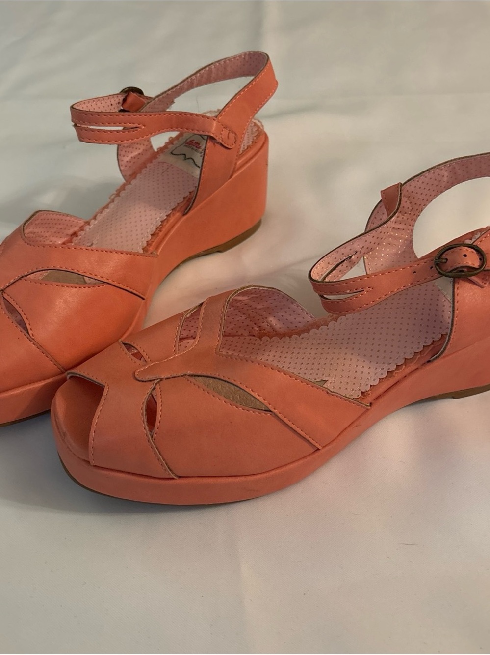 Bettie Page wedge sandals